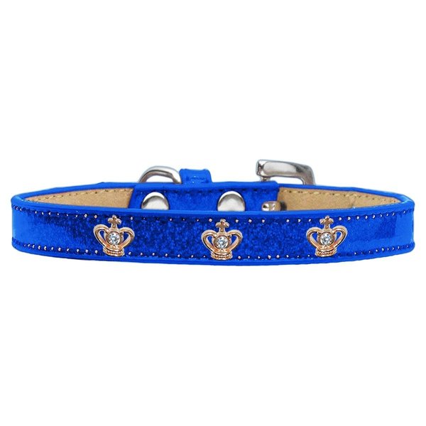 Pet Pal Gold Crown Widget Dog CollarBlue Ice Cream Size 10 PE795023